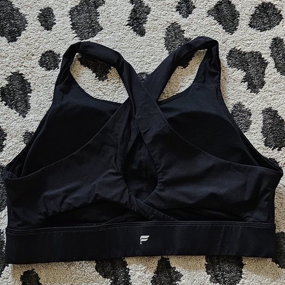 Fabletics Black Sports Bra Bust 36" Size 1X - Picture 4 of 5